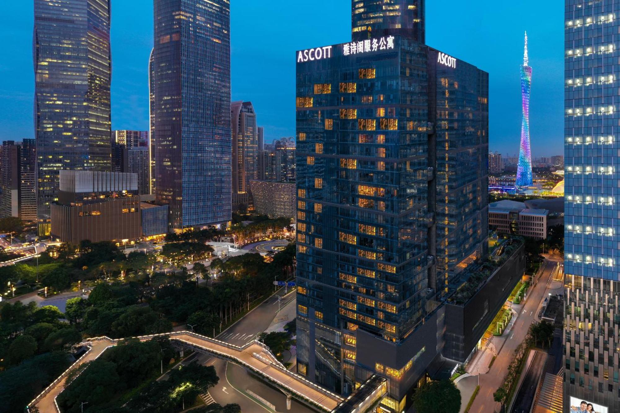 แอสคอต ไอเอฟซี กวางโจว เรซิเดนซ์ Apartment ภายนอก รูปภาพ